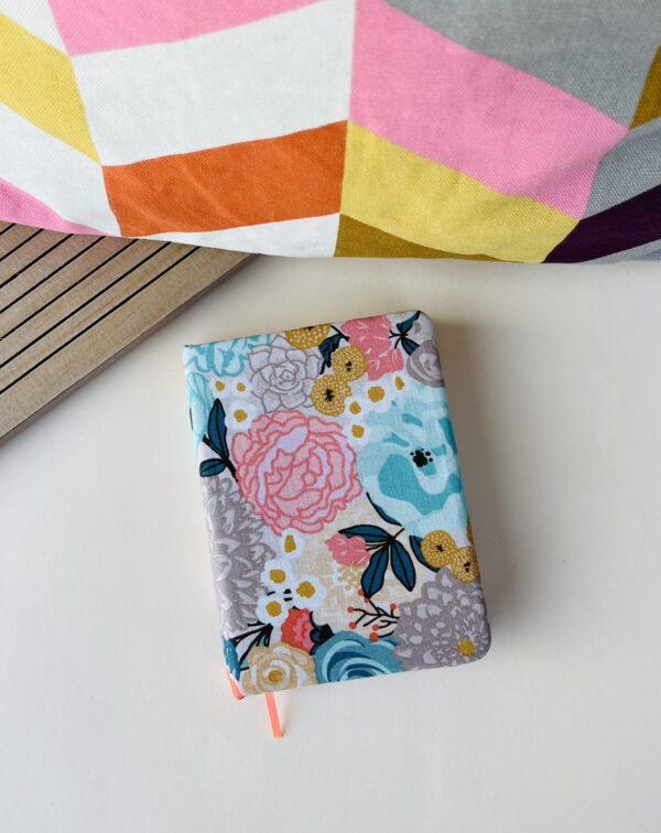 A6 Floral Notebook: Dot Grid Notebook