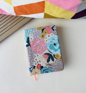 A6 Floral Notebook: Dot Grid Notebook