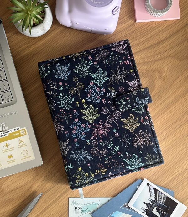 A5 Herbs: Checkered Grid Notebook