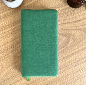 B6+ Green: Lined grid Notebook