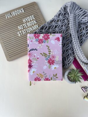 A5 Pink Doted grid Notebook