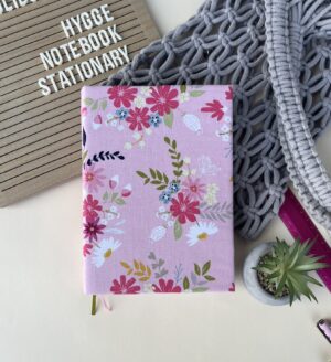A5 Pink Doted grid Notebook