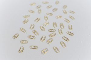 Paper clip Heart Gold 1.9 cm