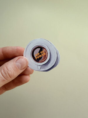 A cup of coffee "Sip of power"