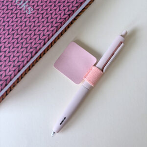 Pink pen holder