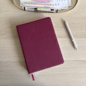Burgundy A5 Year Planner