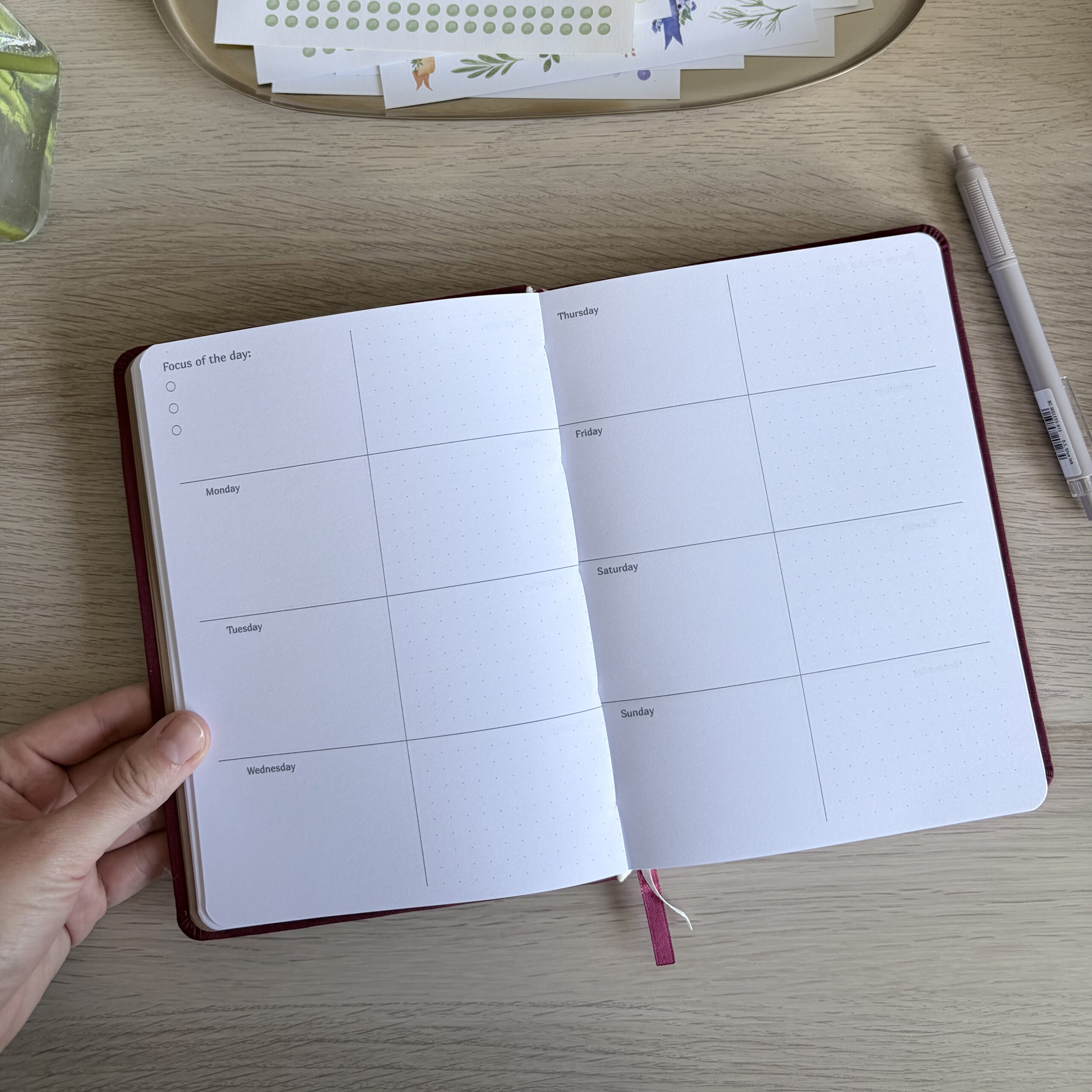 Aquamarine A5 Year Planner - Image 6