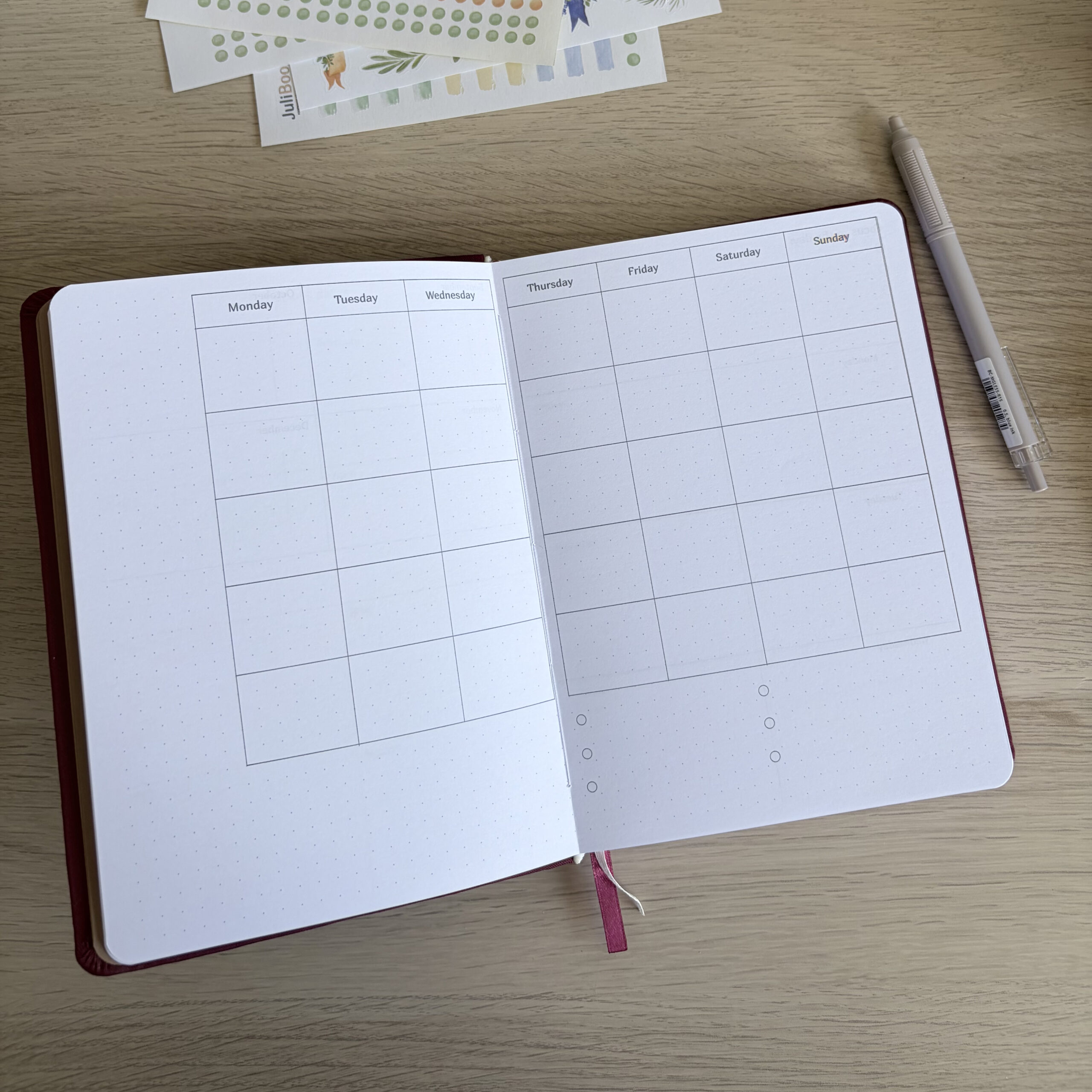 Aquamarine A5 Year Planner - Image 5