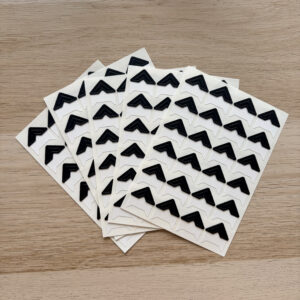 Photo Corner Stickers - Black and white
