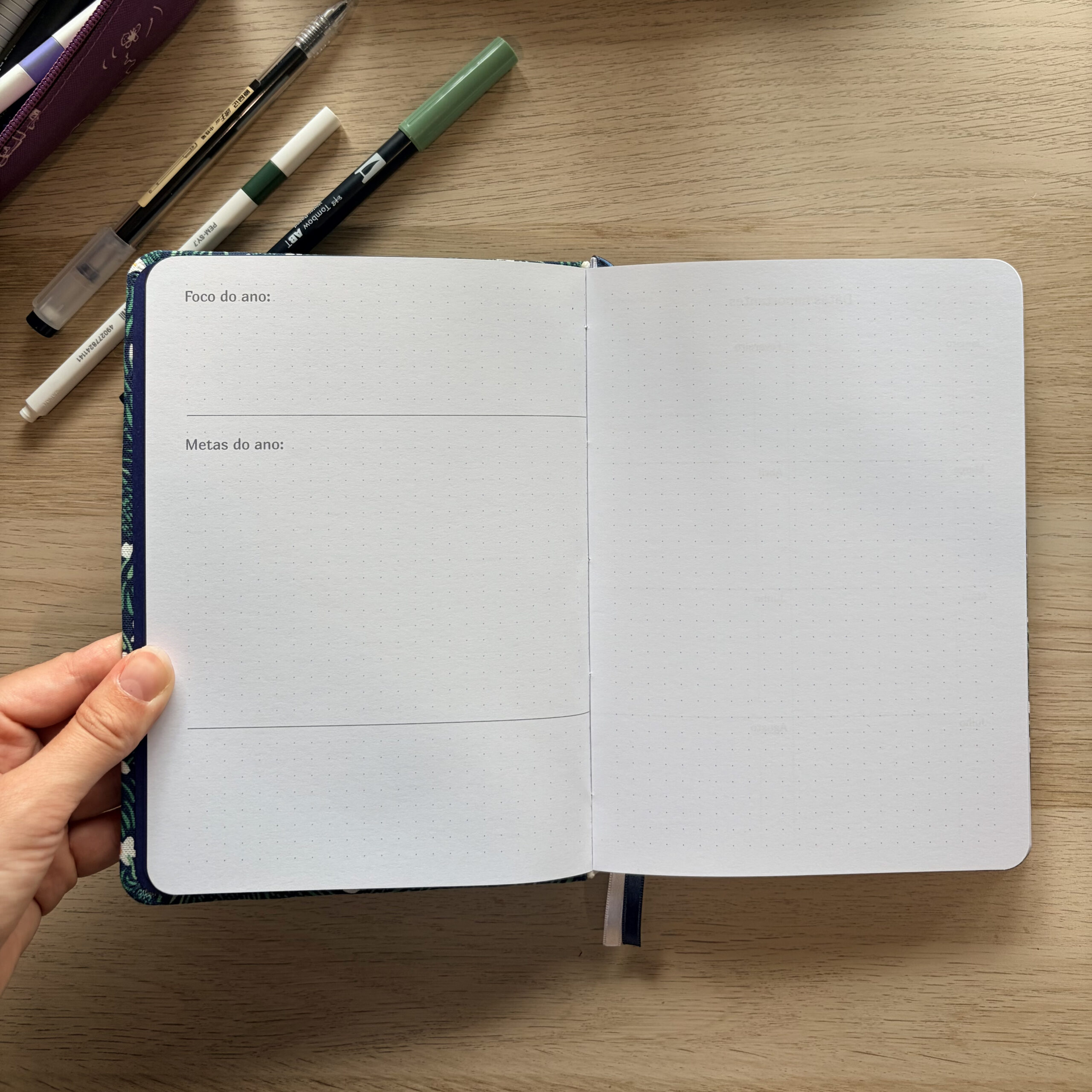 A5 FLOWER FIELD: YEAR PLANNER PT - Image 4
