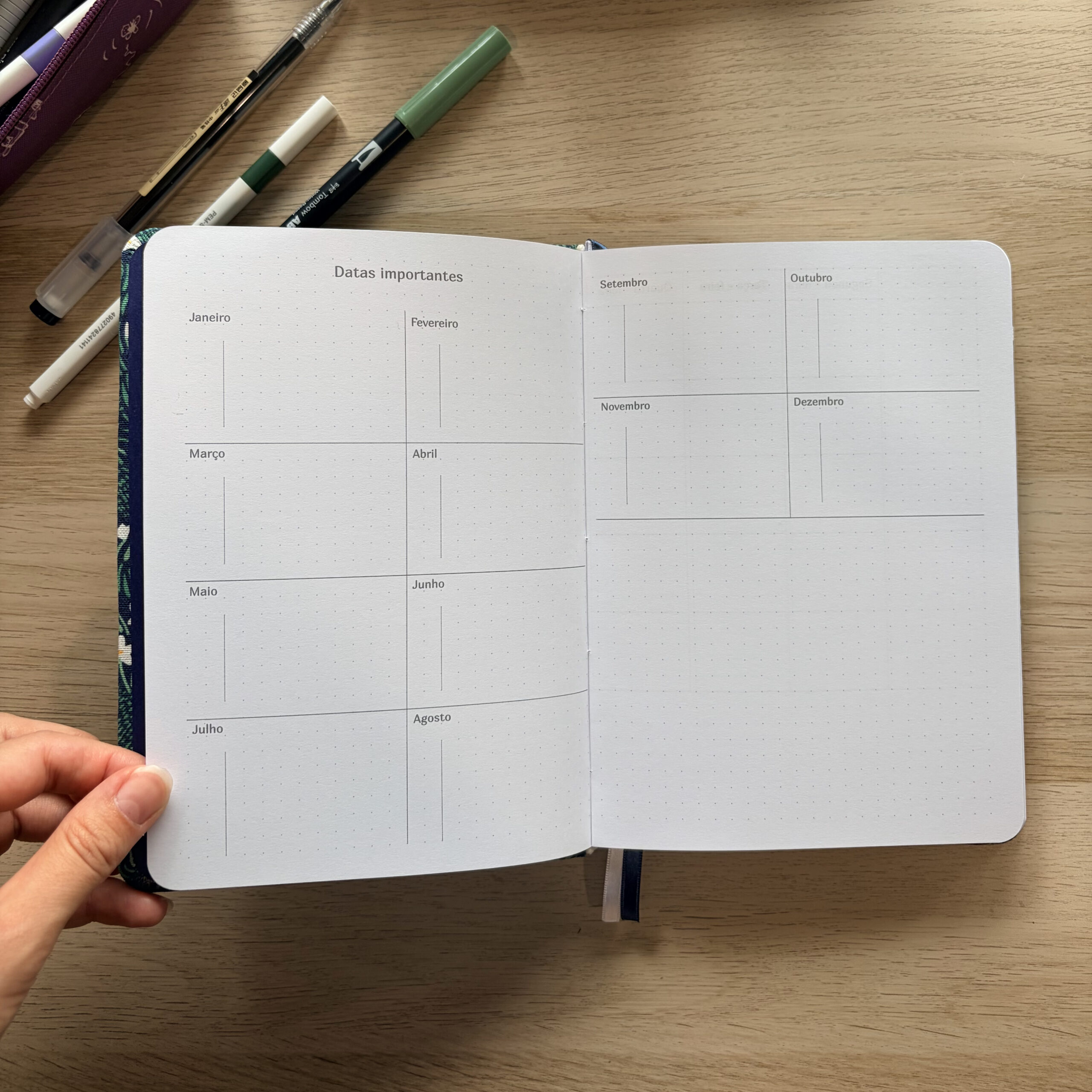A5 FLOWER FIELD: YEAR PLANNER PT - Image 5