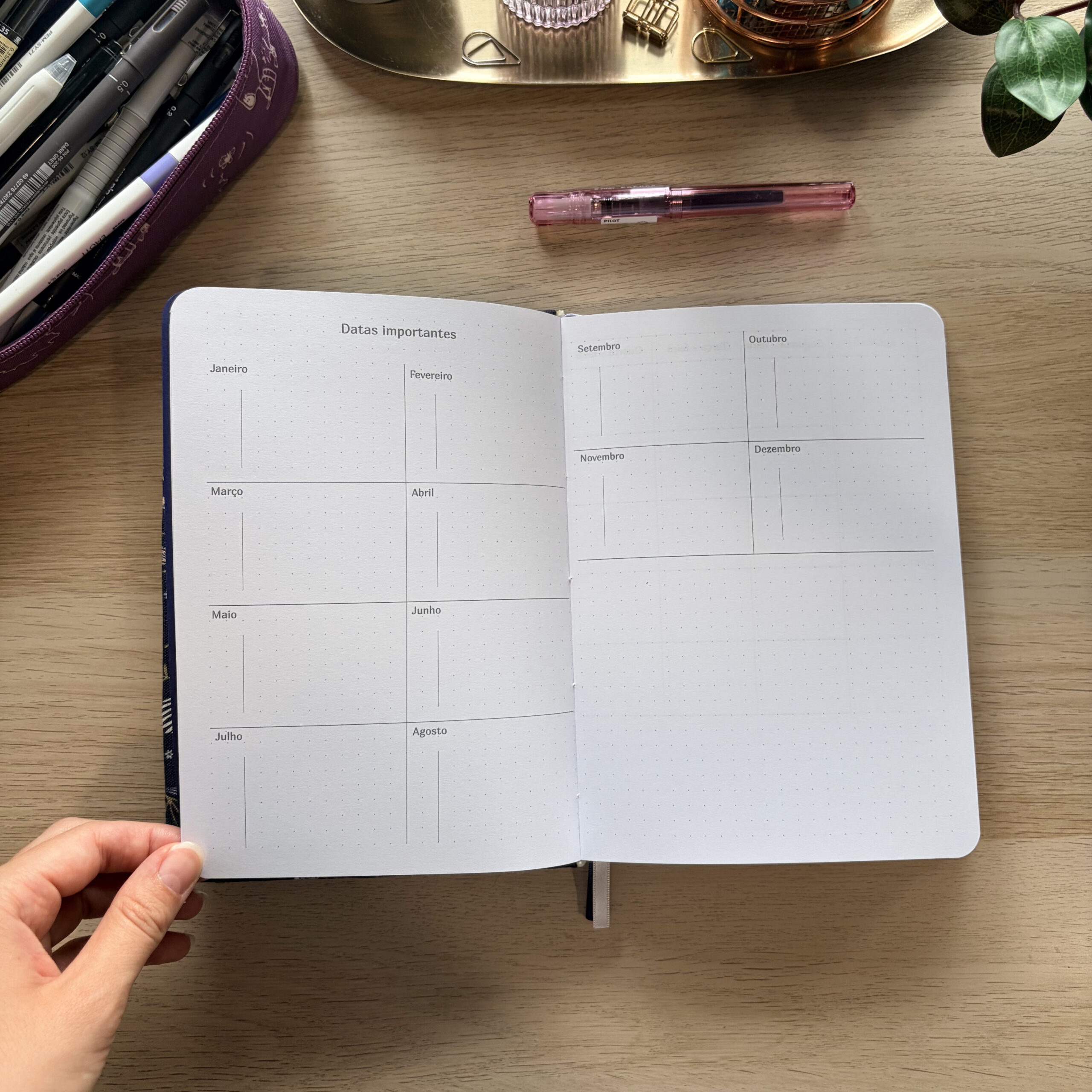 A5 MAGIC OF FLOWERS : YEAR PLANNER PT - Image 6